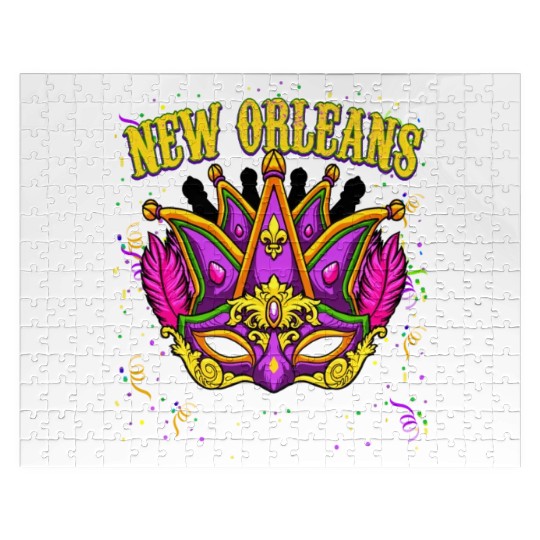 New Orleans Mardi Gras Parade Fesitval Jigsaw Puzzles