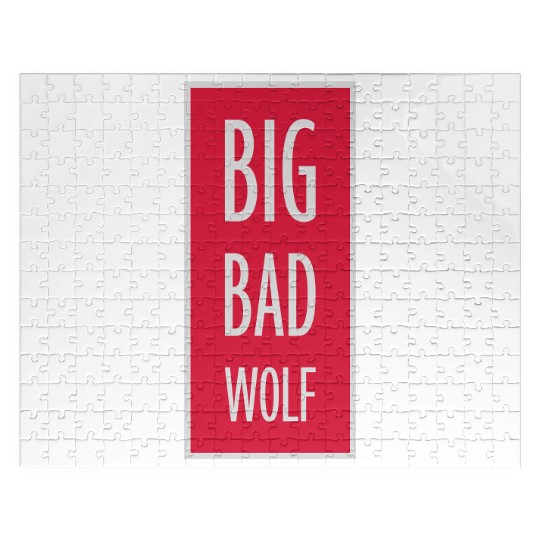 big bad wolf quote Jigsaw Puzzles