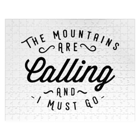 The Mountains are calling Jigsaw Puzzles