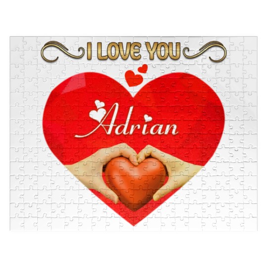 I love you Adrian Jigsaw Puzzles