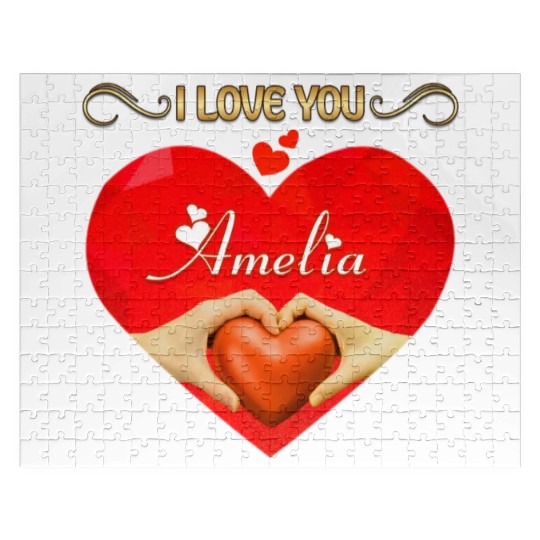 I love you Amelia Jigsaw Puzzles