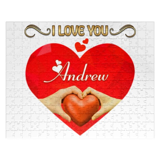 I love you Andrew Jigsaw Puzzles