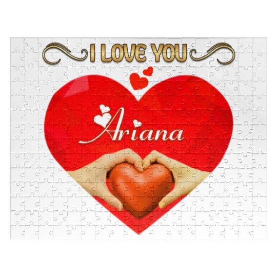 I love you Ariana Jigsaw Puzzles