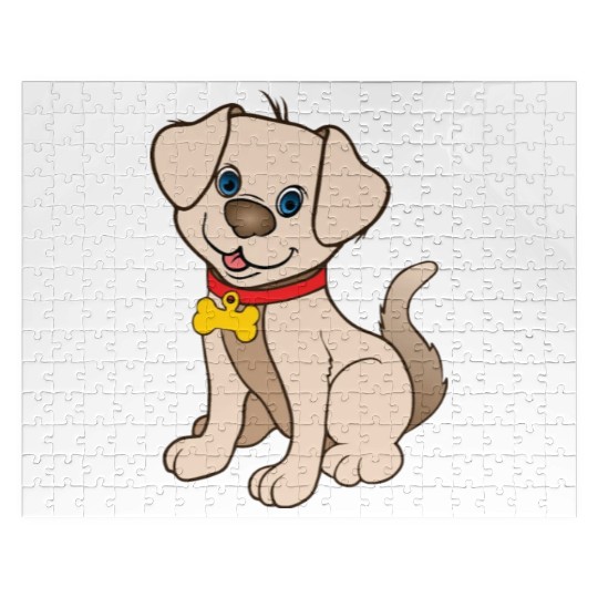 Retriever Cute Puppy Dog Owner Pet Lover Gift Idea Jigsaw Puzzles