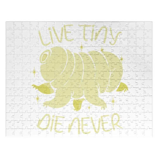 Live Tiny Die Never Science Lover Tardigrade Jigsaw Puzzles
