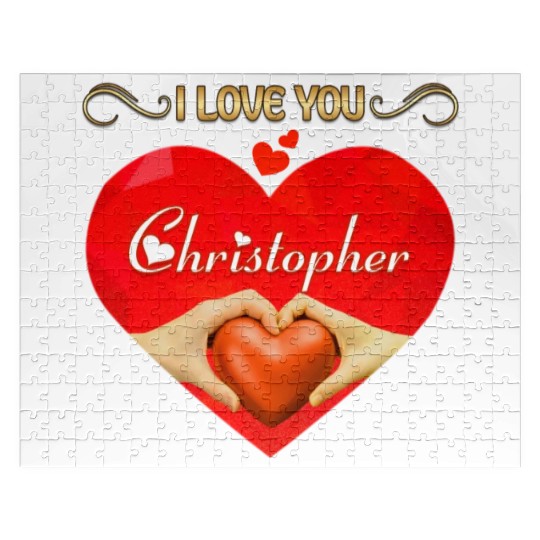 I love you Christopher Jigsaw Puzzles