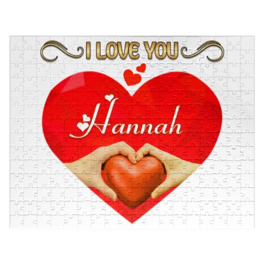 I love you Hannah Jigsaw Puzzles