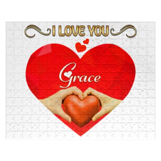 I love you Grace Jigsaw Puzzles