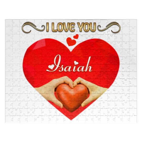 I love you Isaiah Jigsaw Puzzles