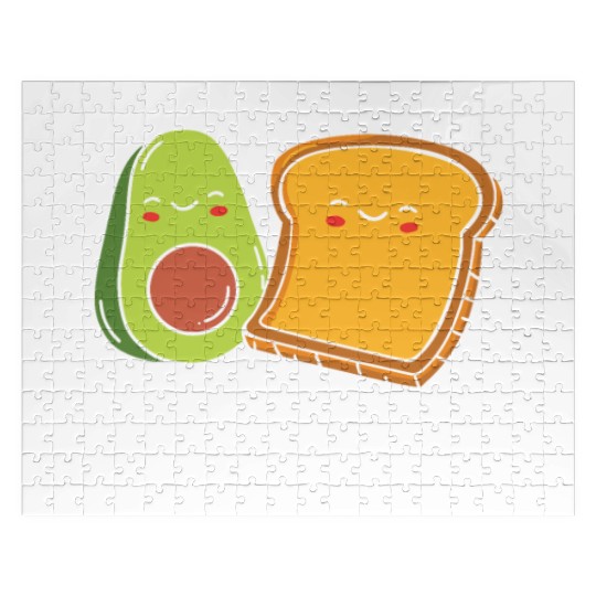 Siblings Avocado Toast Combo Big Sister Brother Jigsaw Puzzles