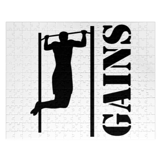 Bodybuilder Workout Pull Postal Service Back Exercise Gift Jigsaw Puzzles