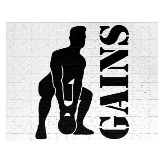 Bodybuilder Workout Squats Exercise Gift Jigsaw Puzzles