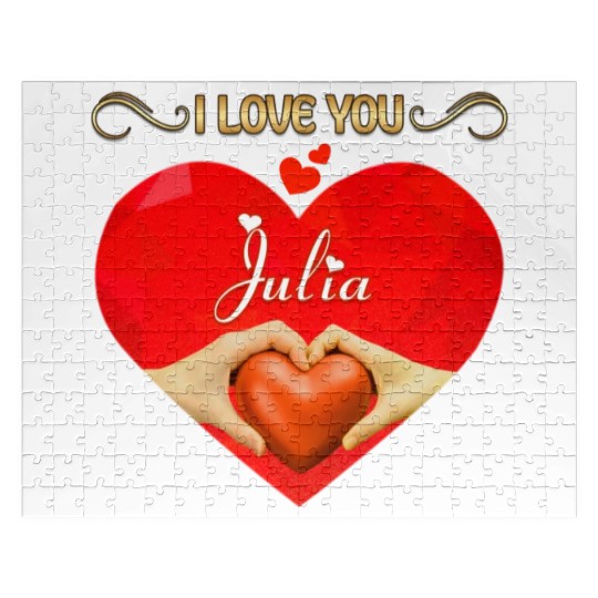 I love you Julia Jigsaw Puzzles
