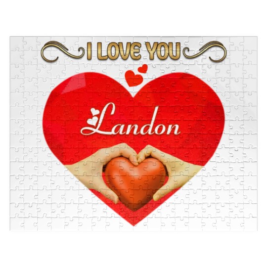 I love you Landon Jigsaw Puzzles