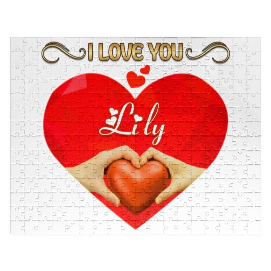 I love you Lily Jigsaw Puzzles