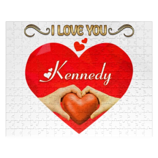 I love you Kennedy Jigsaw Puzzles