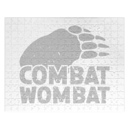 Combat Wombat For A Wombats Lover Jigsaw Puzzles