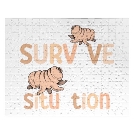 I Can Survive Any Situation Science Tardigrade Jigsaw Puzzles