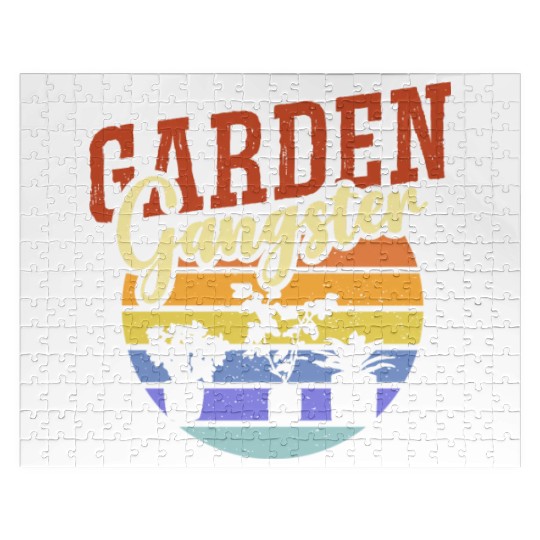 GARDEN GANGSTER I Plants Gardener Gardening Jigsaw Puzzles