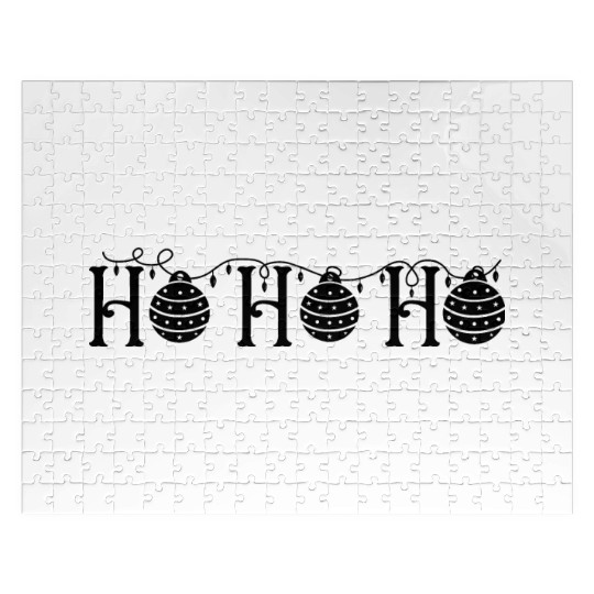 Ho Ho Ho Decor Presents Christmas Gift Ideas Jigsaw Puzzles