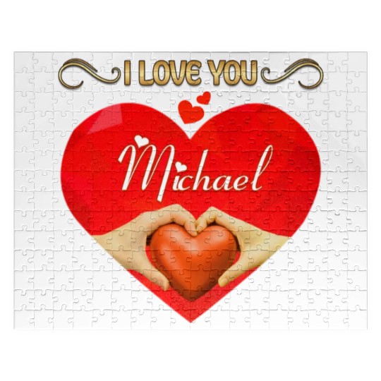 I love you Michael Jigsaw Puzzles