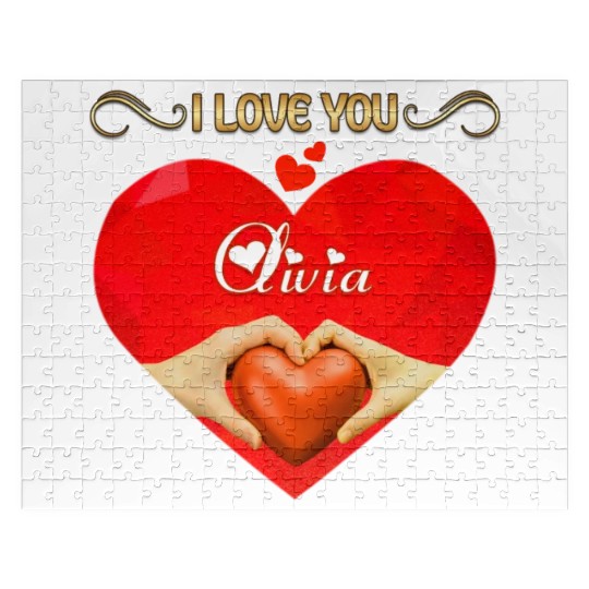 I love you Olivia Jigsaw Puzzles