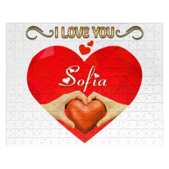 I love you Sofia Jigsaw Puzzles