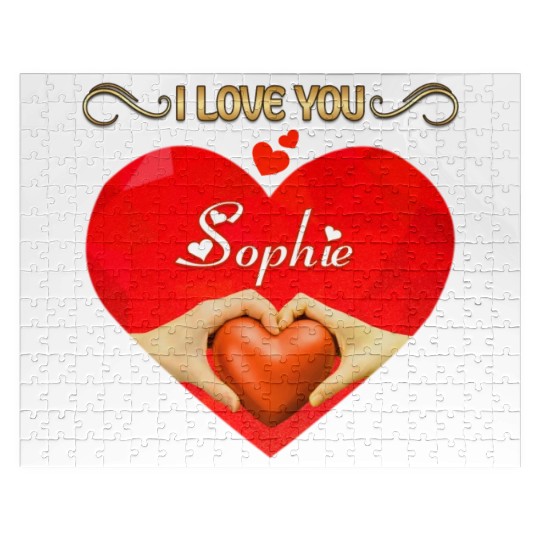 I love you Sophie Jigsaw Puzzles