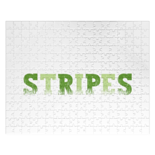 Look At Those Stripes - Lawn Mowing Funny Dad Lawn Jigsaw Puzzles