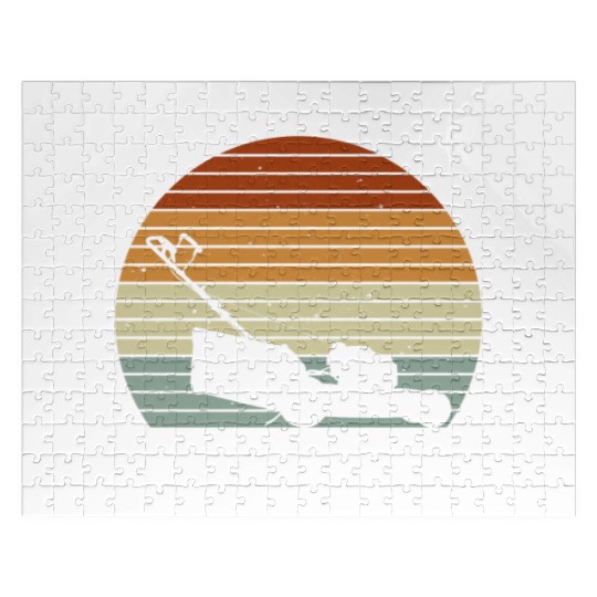 Look At Those Stripes - Lawn Mowing Funny Dad Lawn Jigsaw Puzzles