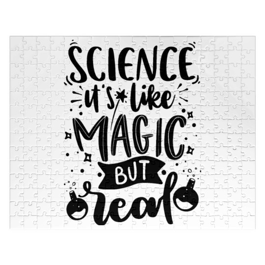 Science Magic Nerd Geek Teacher Student Gift Ideas Jigsaw Puzzles