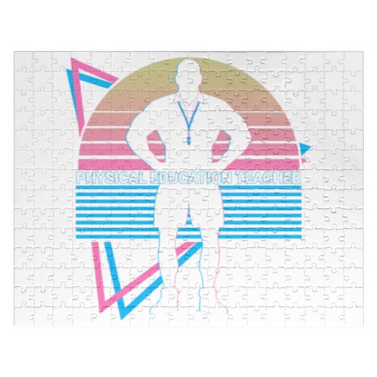 Physical Education Teacher PE Teacher Retro Jigsaw Puzzles