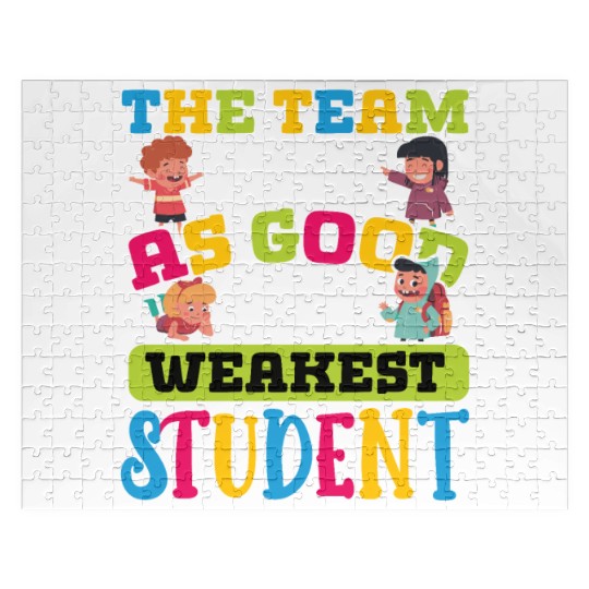 Teacher team as good as weakest student teachers Jigsaw Puzzles
