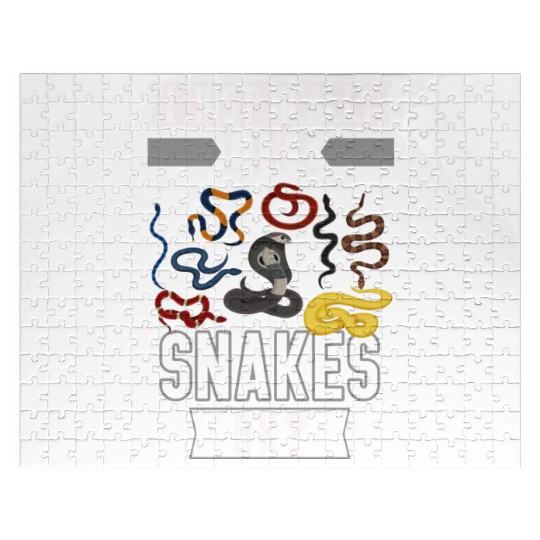 Funny Snake Lover Reptile Girls Boys Jigsaw Puzzles