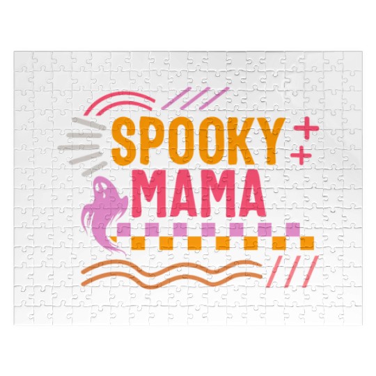 Thanksgiving Halloween Jigsaw Puzzles, Spooky Mama Ghost