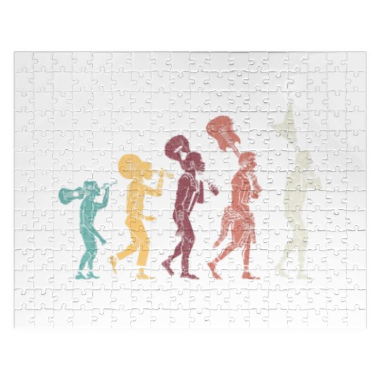 Guitar Players Retro Music Guitarist Jigsaw Puzzles