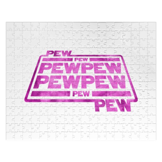 Pew Pew Pew Jigsaw Puzzles