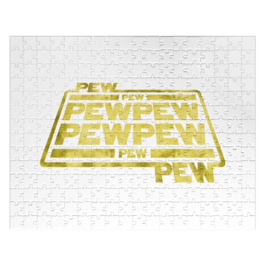Pew Pew Pew Jigsaw Puzzles