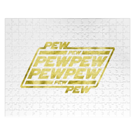 Pew Pew Pew Jigsaw Puzzles