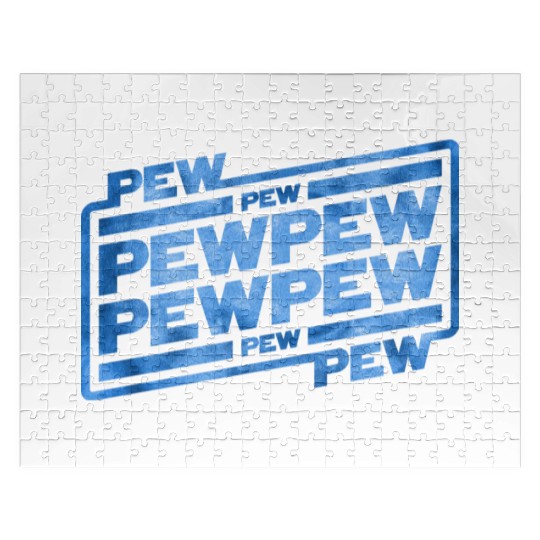 Pew Pew Pew Jigsaw Puzzles