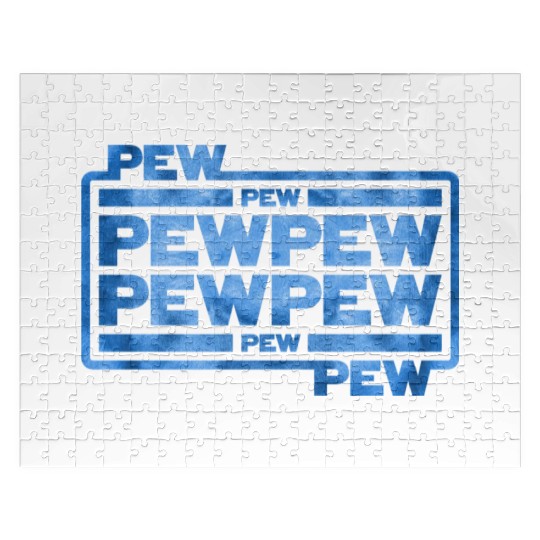 Pew Pew Pew Jigsaw Puzzles