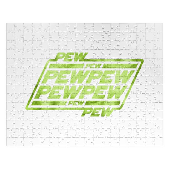 Pew Pew Pew Jigsaw Puzzles
