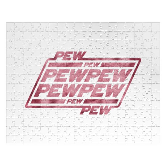 Pew Pew Pew Jigsaw Puzzles
