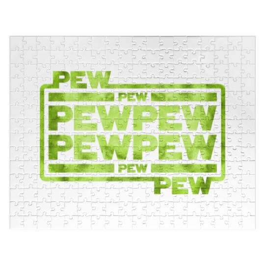 Pew Pew Pew Jigsaw Puzzles