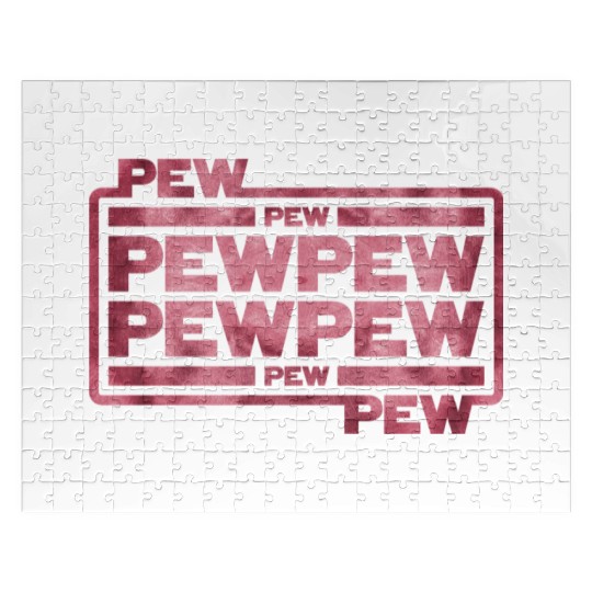 Pew Pew Pew Jigsaw Puzzles