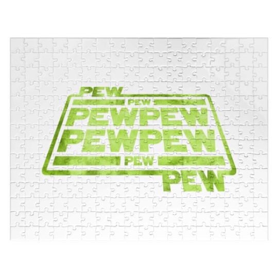 Pew Pew Pew Jigsaw Puzzles