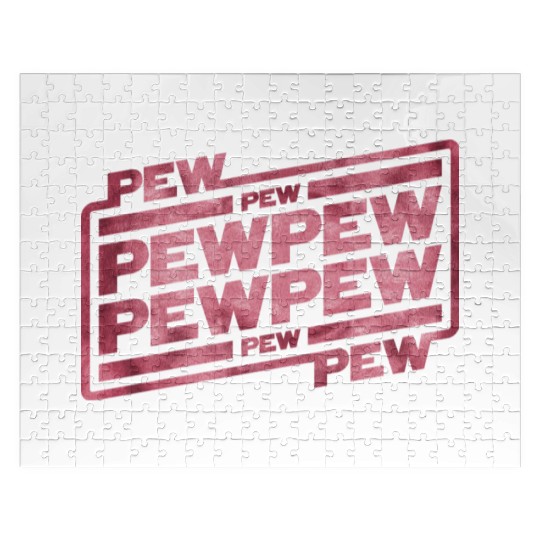 Pew Pew Pew Jigsaw Puzzles