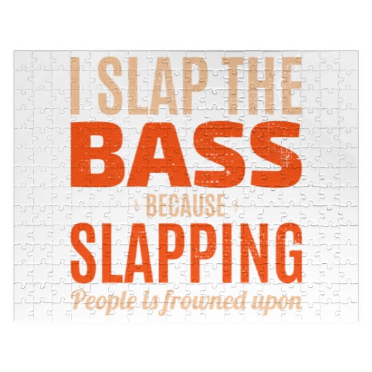 Bass Guitar Player Music Musician Bassist Funny Jigsaw Puzzles
