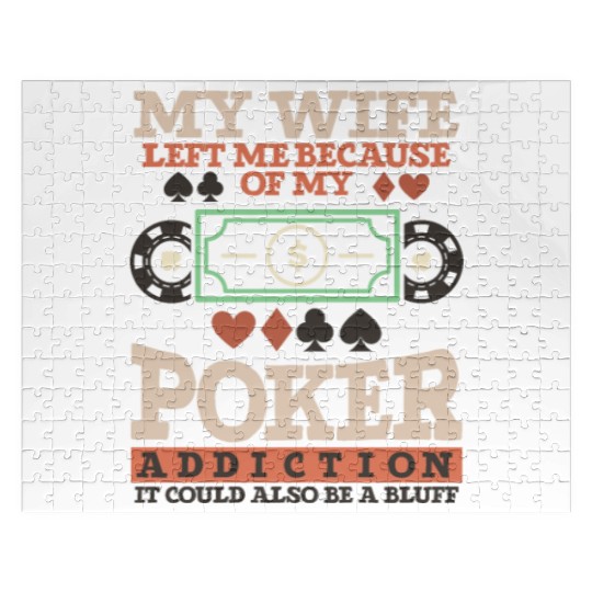 Poker Casino Poker Player Gambling Roulette Gift Jigsaw Puzzles
