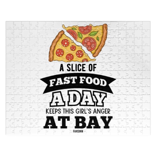 funny saying for Pizza Women Girls Jigsaw Puzzles